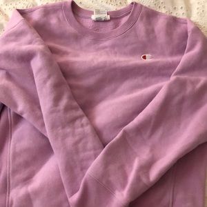 Champion purple crewneck